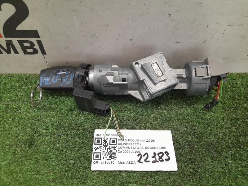 Cilindretto Commutatore Accensione 3M513F880QAD Ford Focus II 2005