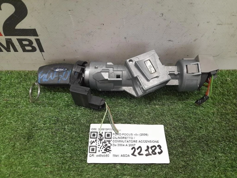 Cilindretto Commutatore Accensione 3M513F880QAD Ford Focus II 2005