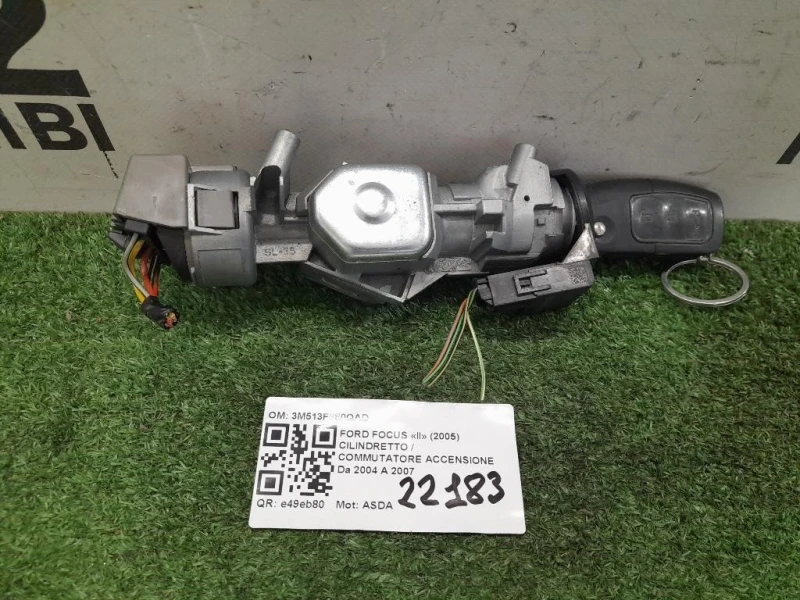 Cilindretto Commutatore Accensione 3M513F880QAD Ford Focus II 2005
