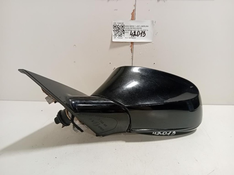 Retrovisore Esterno ANT SX 7208145 5 PIN Bmw Serie 1 E87 Berlina 2005