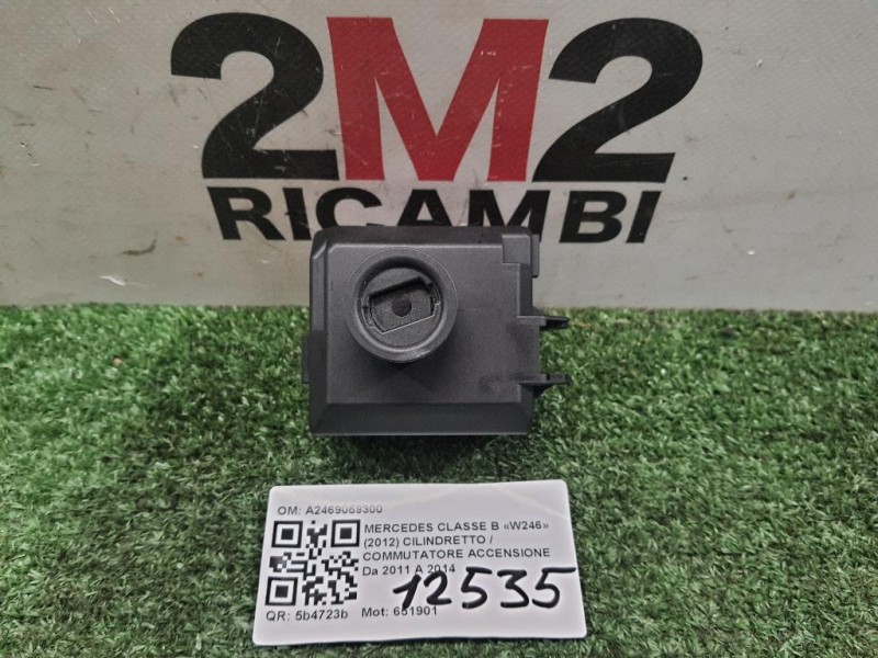 Cilindretto Commutatore Accensione A2469059300 Mercedes Classe B W246 2012