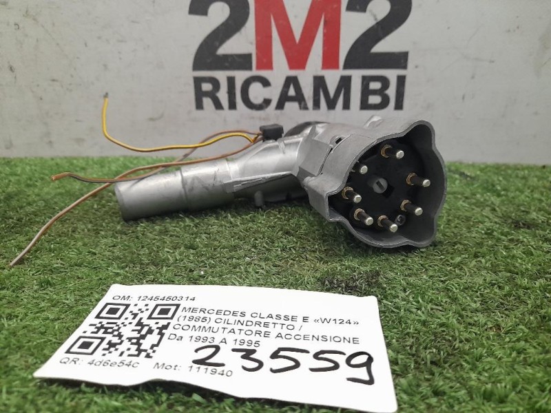 Cilindretto Commutatore Accensione 1245450314 Mercedes Classe E W124 1985