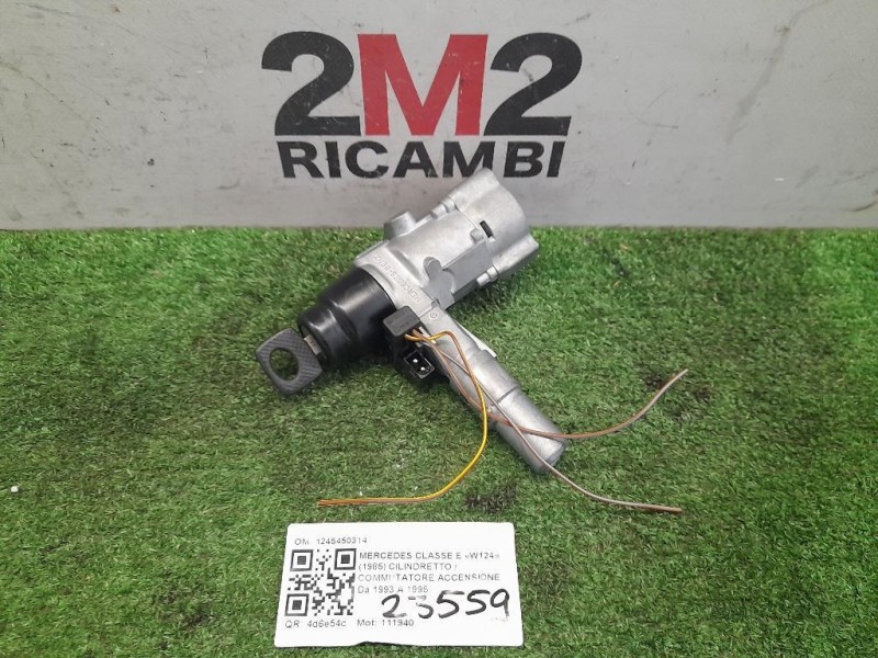 Cilindretto Commutatore Accensione 1245450314 Mercedes Classe E W124 1985