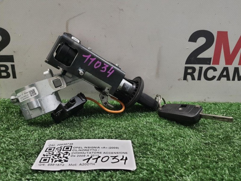 Cilindretto Commutatore Accensione 20939745 Opel Insignia A 2009