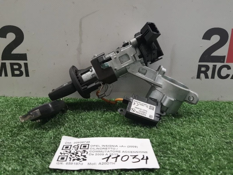 Cilindretto Commutatore Accensione 20939745 Opel Insignia A 2009