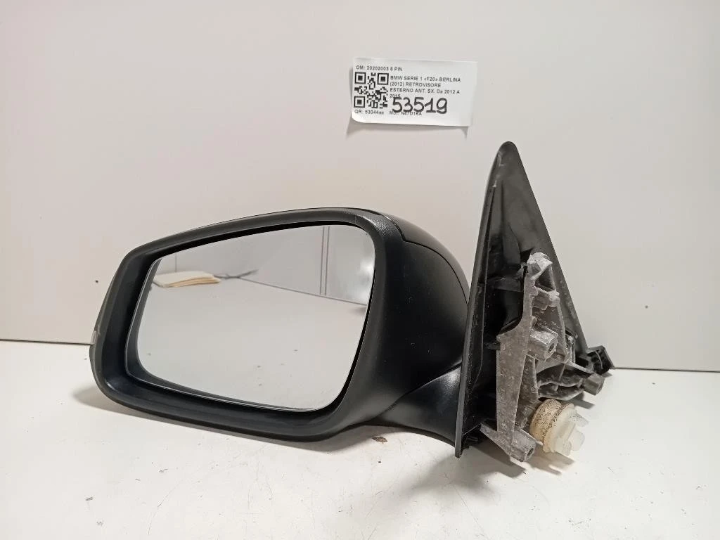 Retrovisore Esterno ANT SX 20202003 6 PIN Bmw Serie 1 F20 Berlina 2012