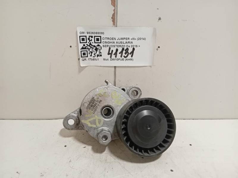 Cinghia Ausiliaria Servosterzo 9826368080 Citroen Jumper III 2014
