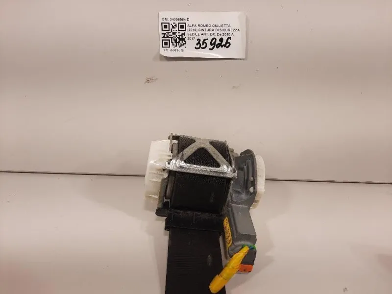 Cintura DI Sicurezza Sedile ANT DX 34056584 D Alfa Romeo Giulietta 2010