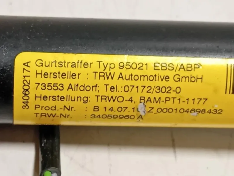 Cintura DI Sicurezza Sedile ANT DX 3405658434059960 Alfa Romeo Giulietta 2010