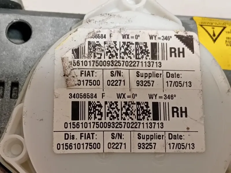 Cintura DI Sicurezza Sedile ANT DX 3405658434093390 Alfa Romeo Giulietta 2010