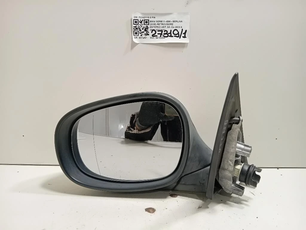 Retrovisore Esterno ANT SX F0142115 5 PIN Bmw Serie 3 E90 Berlina 2005