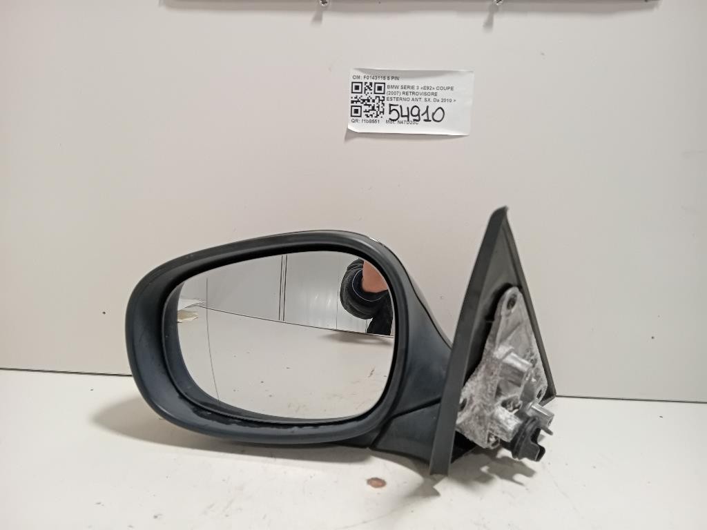 Retrovisore Esterno ANT SX F0143115 5 PIN Bmw Serie 3 E92 Coupe 2007