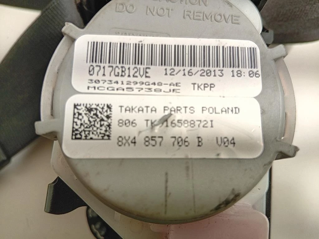 Cintura DI Sicurezza Sedile ANT DX 8X4 857 706 B Audi A1 8XA Sportback 2012