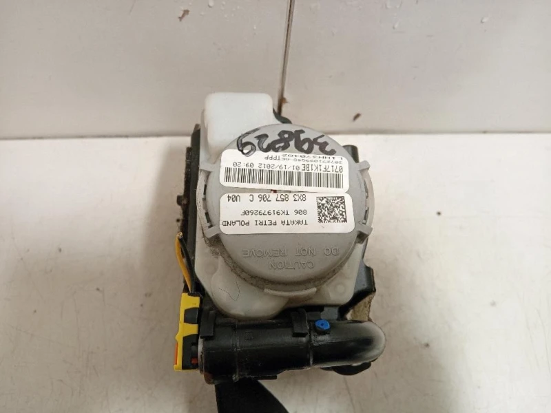 Cintura DI Sicurezza Sedile ANT DX 8X3 857 706 C Audi A1 8XA Sportback 2012