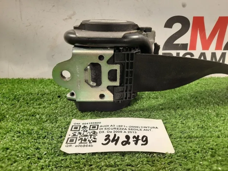 Cintura DI Sicurezza Sedile ANT DX 604183500 Audi A3 8P1 2008