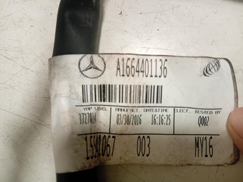 Cablaggio A1664401136 CABLAGGIO CAMBIO Mercedes Classe GLE W166 2015