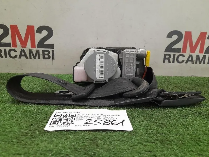 Cintura DI Sicurezza Sedile ANT DX 8K1857706K Audi A4 8ED Avant 2005