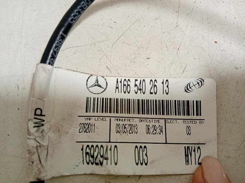 Cablaggio A1665402613 Mercedes Classe ML W166 2012