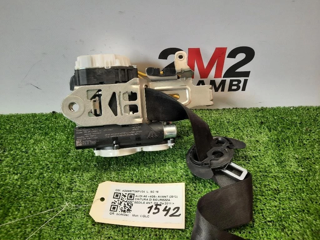 Cintura DI Sicurezza Sedile ANT DX 4G8857706PV04 Audi A6 4G5 Avant 2012