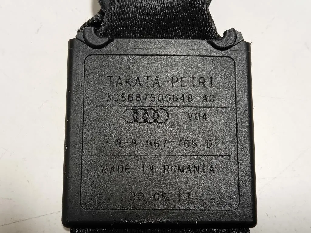 Cintura DI Sicurezza Sedile ANT DX 305687500G48 Audi TT 8J3 2010