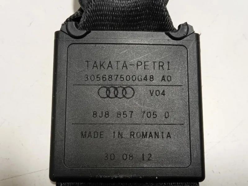 Cintura DI Sicurezza Sedile ANT DX 305687500G48 Audi TT 8J3 2010