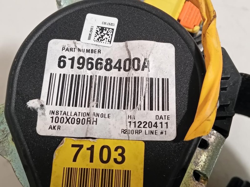 Cintura DI Sicurezza Sedile ANT DX 619668400A Chevrolet Orlando 2011