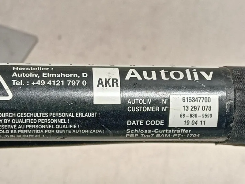 Cintura DI Sicurezza Sedile ANT DX 619668400A Chevrolet Orlando 2011