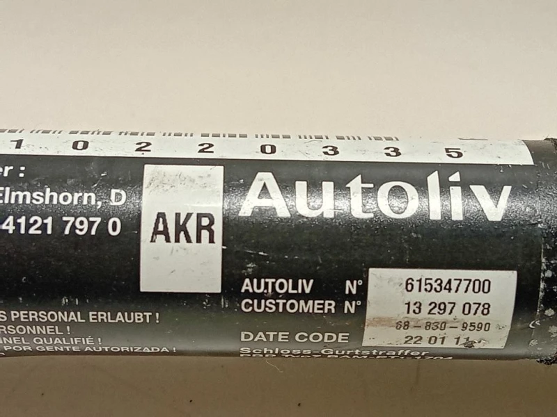 Cintura DI Sicurezza Sedile ANT DX 619668400A Chevrolet Orlando 2011