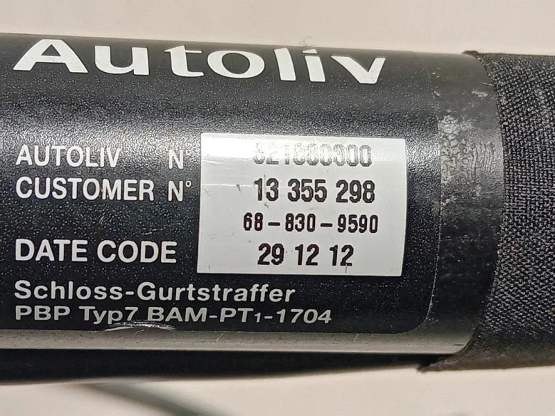 Cintura DI Sicurezza Sedile ANT DX 619668400621880300 Chevrolet Orlando 2011