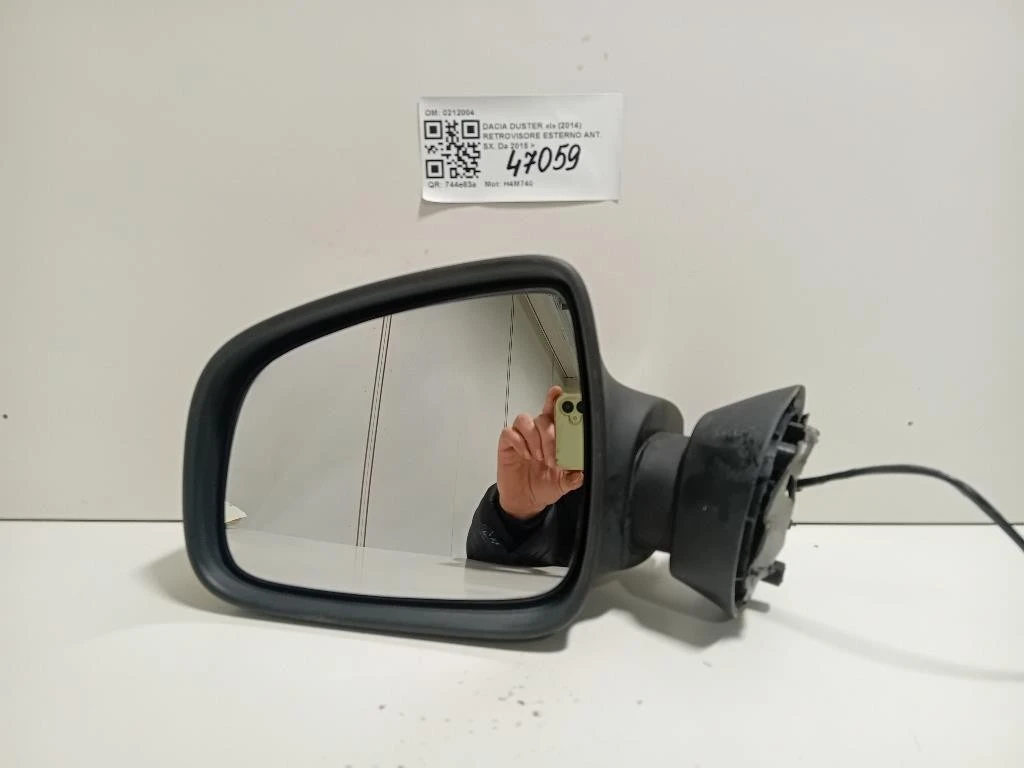 Retrovisore Esterno ANT SX 5 FILI SPECCHIO SPECCHIETTO VETRO Dacia Duster I 2014