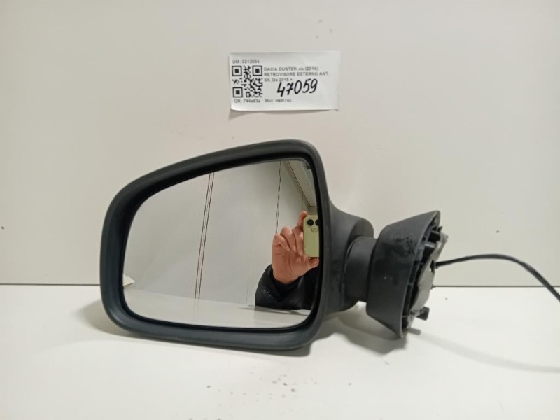 Retrovisore Esterno ANT SX 5 FILI SPECCHIO SPECCHIETTO VETRO Dacia Duster I 2014