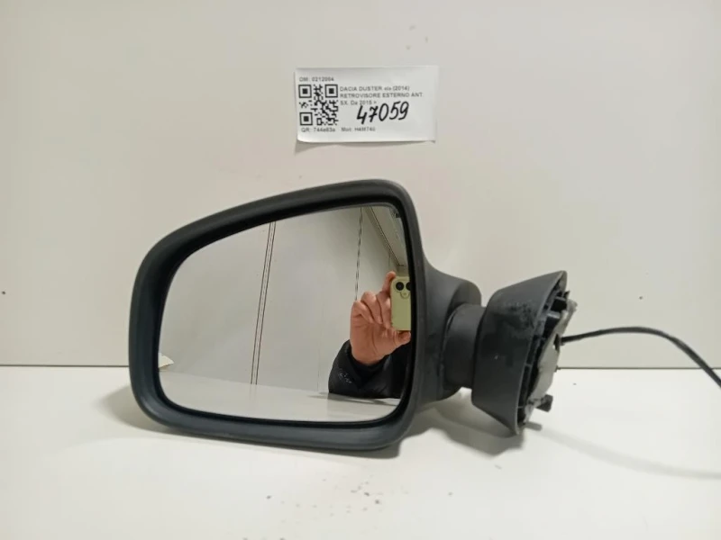 Retrovisore Esterno ANT SX 5 FILI SPECCHIO SPECCHIETTO VETRO Dacia Duster I 2014