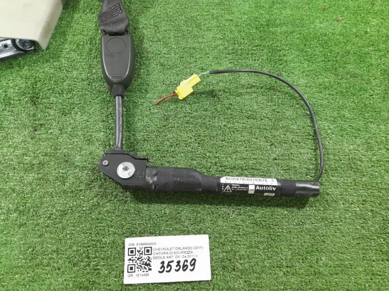 Cintura DI Sicurezza Sedile ANT DX 619668400A Chevrolet Orlando 2011