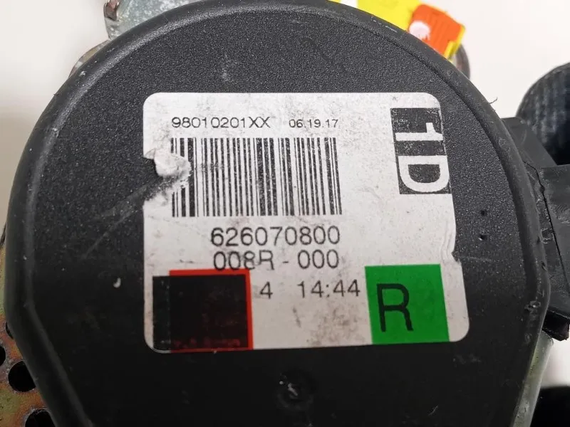 Cintura DI Sicurezza Sedile ANT DX 626070800 6224612 Citroen C4 Grand Picasso II 2013