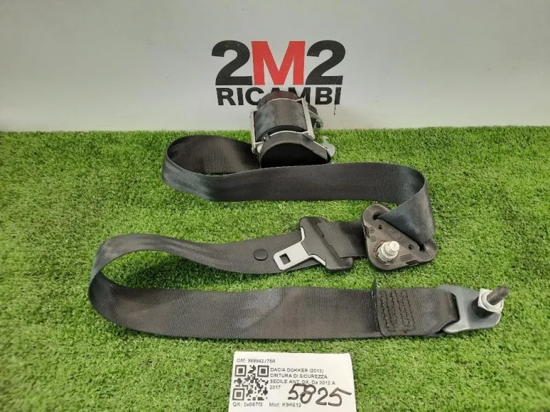 Cintura DI Sicurezza Sedile ANT DX 868843271R Dacia Dokker 2013