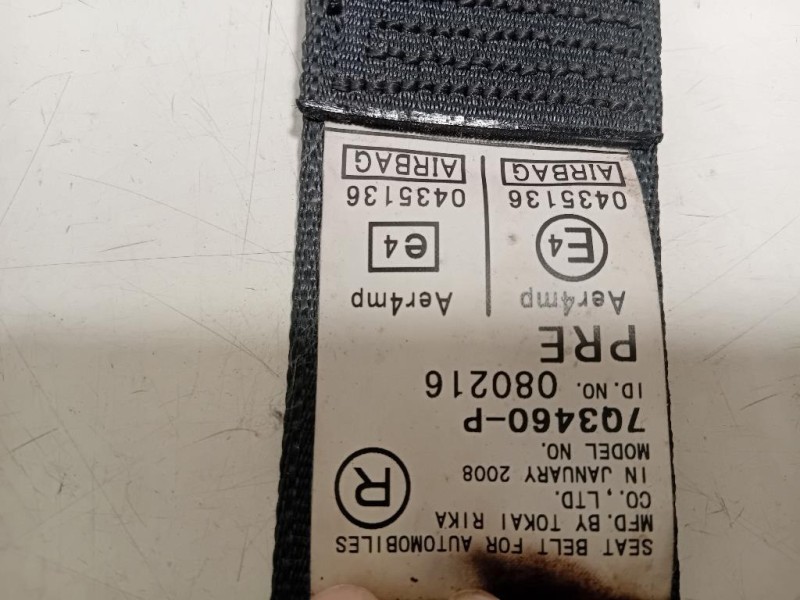 Cintura DI Sicurezza Sedile ANT DX 0435136 Daihatsu Terios II 2006