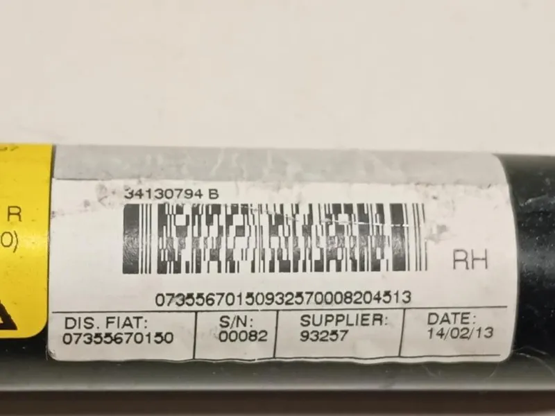 Cintura DI Sicurezza Sedile ANT DX 3413303234130794 Fiat 500L 2013