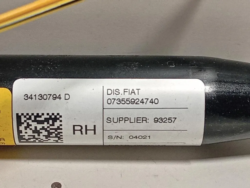 Cintura DI Sicurezza Sedile ANT DX 0735557298034130794D Fiat 500L 2013