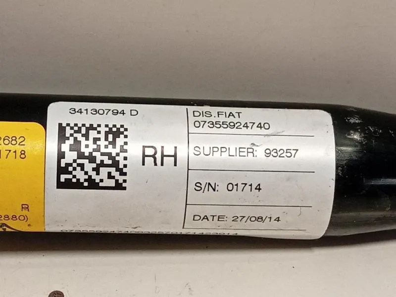 Cintura DI Sicurezza Sedile ANT DX 0735599502007355924740 Fiat 500L Living 2013