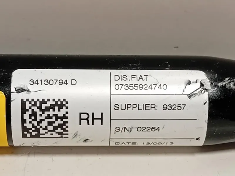 Cintura DI Sicurezza Sedile ANT DX 0735557298034130794 Fiat 500L Living 2013