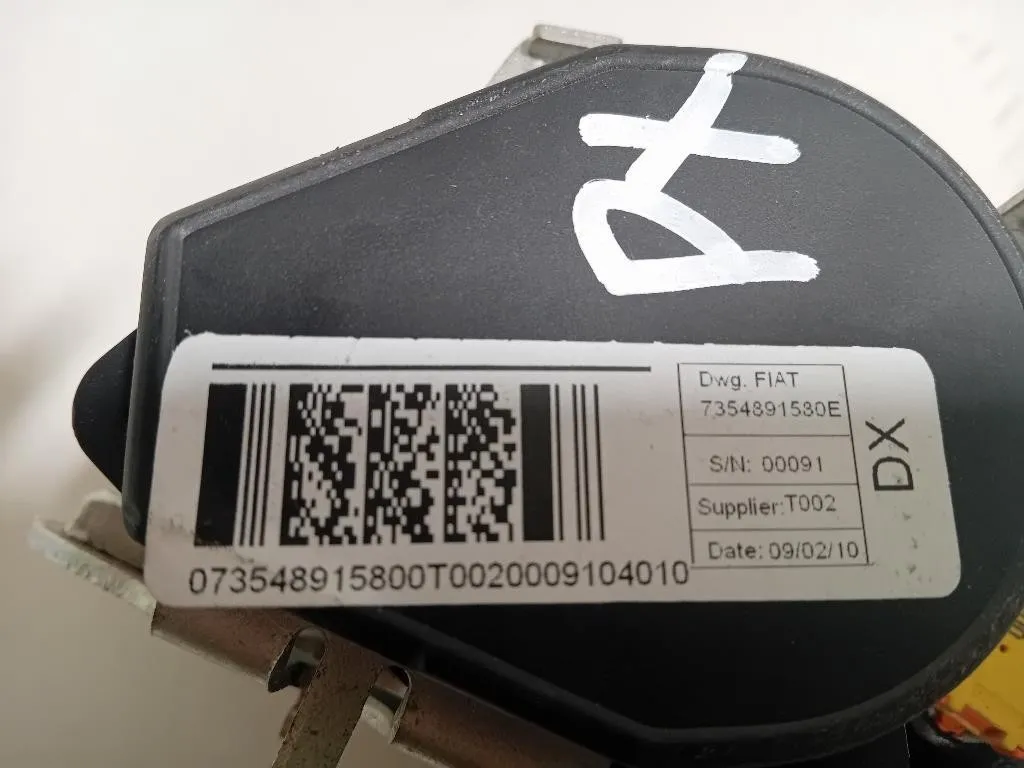 Cintura DI Sicurezza Sedile ANT DX 7354891580 Fiat Fiorino III 2008