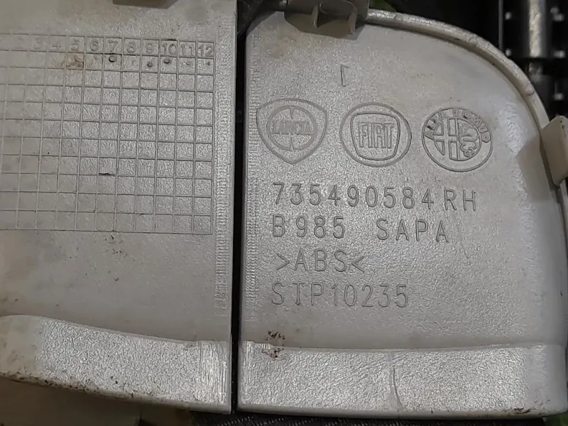 Cintura DI Sicurezza Sedile ANT DX 34123858B Fiat Punto III 2012