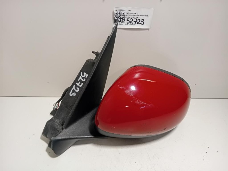 Cintura DI Sicurezza Sedile ANT DX 735489157 Fiat QUBO 2008