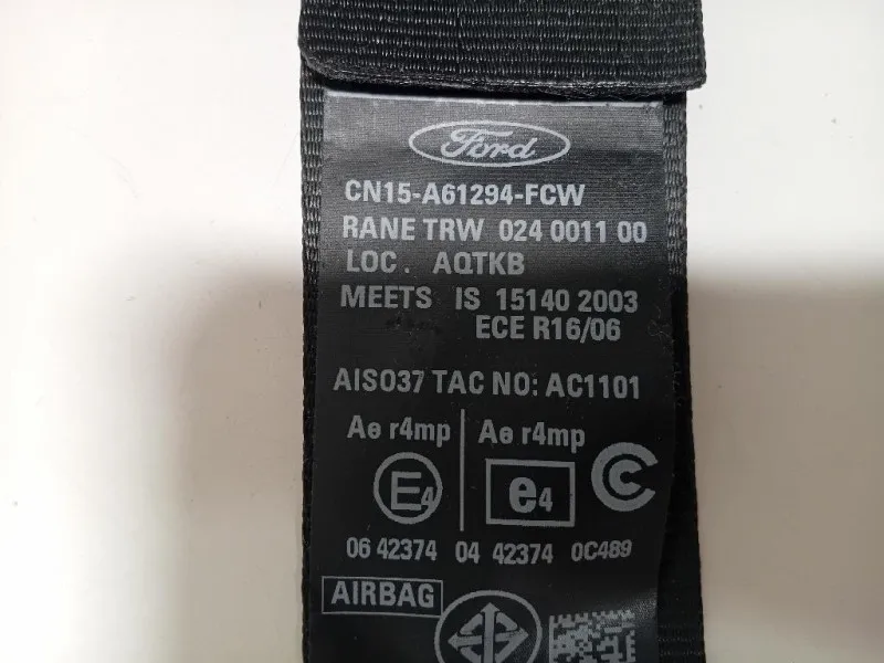 Cintura DI Sicurezza Sedile ANT DX CN15-A61294-FCW Ford Ecosport 2017