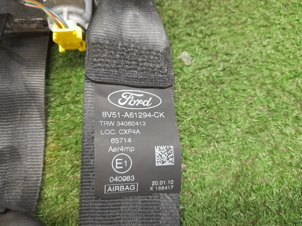 Cintura DI Sicurezza Sedile ANT DX 8V51A61294CK Ford Fiesta VI 2008