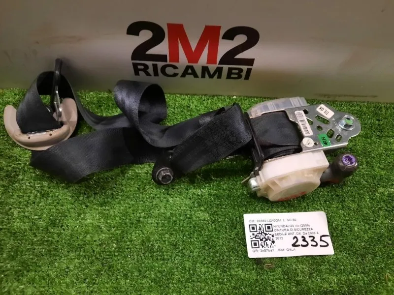 Cintura DI Sicurezza Sedile ANT DX 888801J240OM Hyundai I20 I 2009
