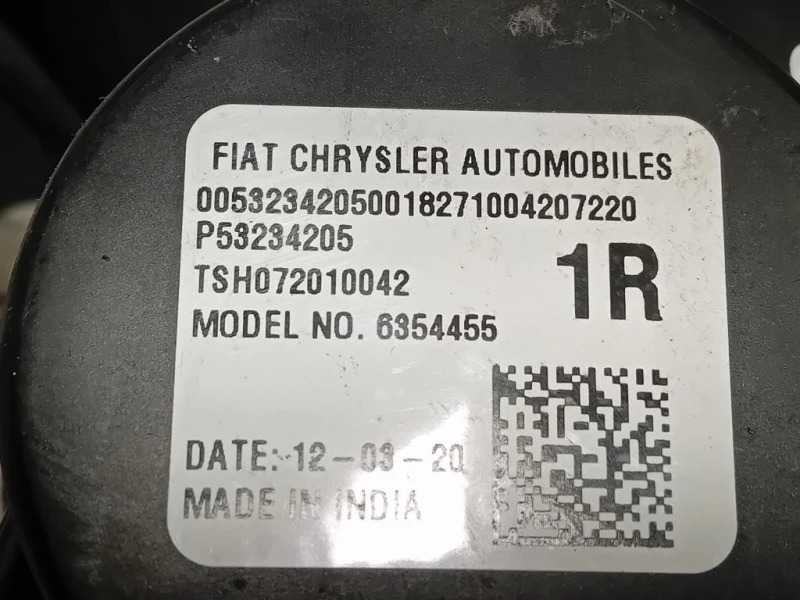 Cintura DI Sicurezza Sedile ANT DX 615134100D Jeep Compass III 2017