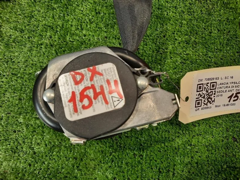 Cintura DI Sicurezza Sedile ANT DX 735529163 Lancia Ypsilon III 2011