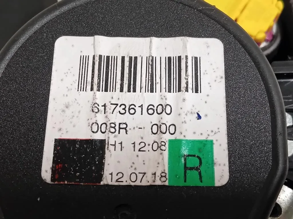 Cintura DI Sicurezza Sedile ANT DX 6173616007354796900 Lancia Ypsilon III 2011