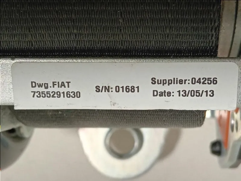 Cintura DI Sicurezza Sedile ANT DX 617361600 Lancia Ypsilon III 2011